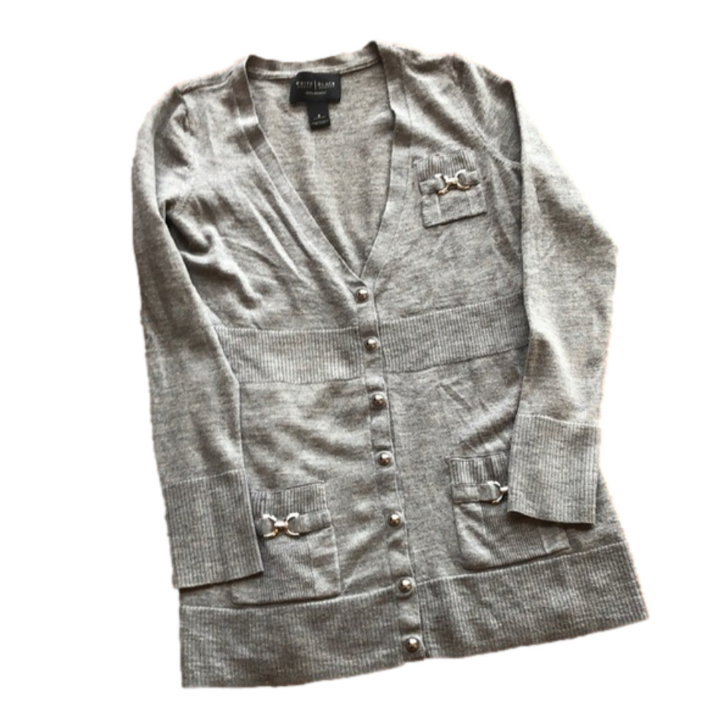 - WHBM Merino Wool Cardigan - Size Small
